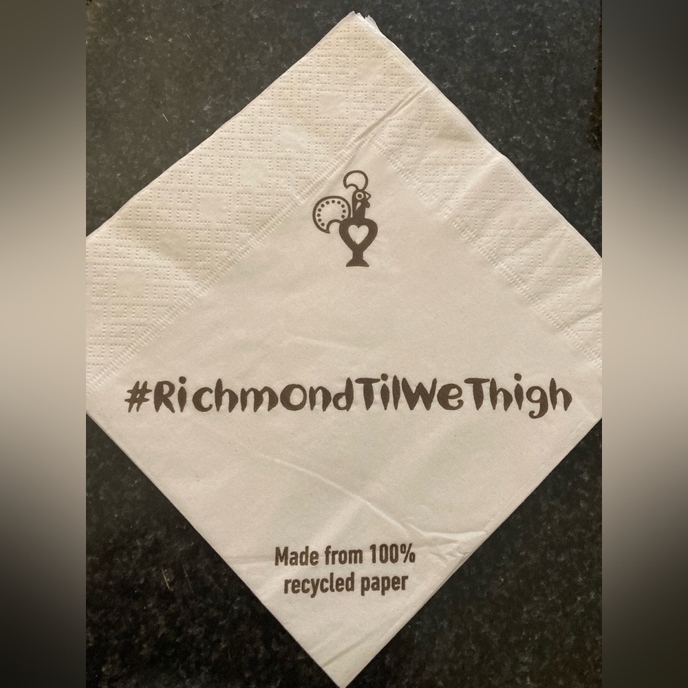 Set Of 6 Paper Napkins Ted Lasso Nando’s Richmond London UK Rare TV Promo Item